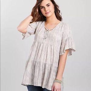 Tiered Babydoll Tunic Top